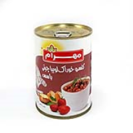 مهرام کنسرو لوبیا چیتی 400 گرم